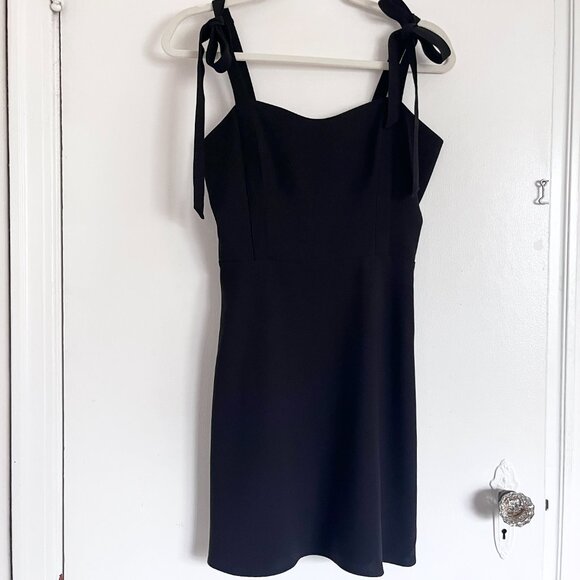 Aritzia black formal midi Weller dress - Picture 4 of 6